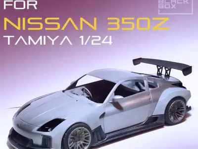 BODYKIT For 350Z Tamiya 1-24th MODELKIT 3D print model
