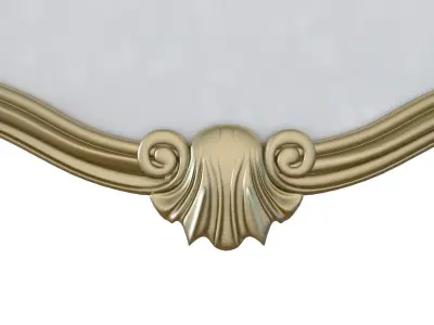 Seven Sedie Baroque Mirror Calicis 3D model