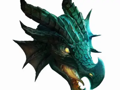 Stone Dragon Prison - Ice Faucet 3D model