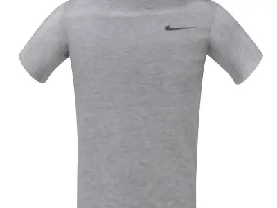 nike T shirt Low-poly 3D model