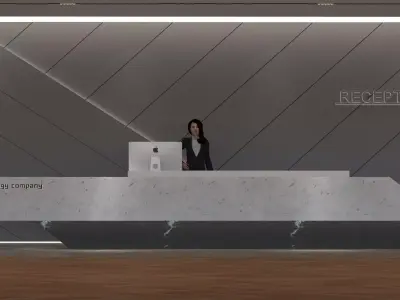 front desk 3D model
