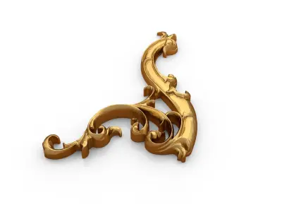 Classic decor ornament 317 3D model