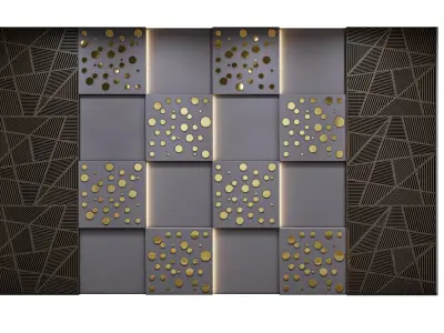 Decorative Wall Panel 3D wall panel 3d panel 3D model