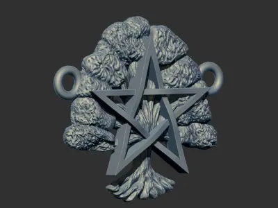 Tree Pendant 34146 3D print model