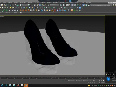 luxury cindrella heel 3D model