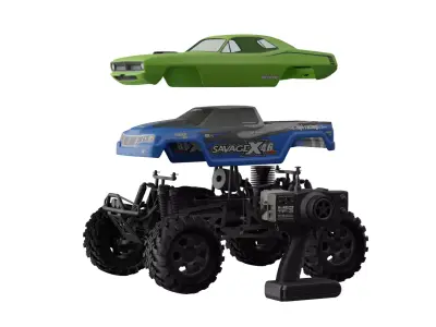 Toy Savage Car Low-poly 3D model