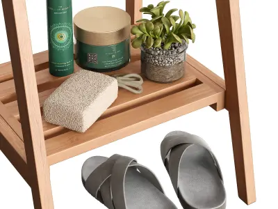 Kave Home Kuveni towel rack 3D model