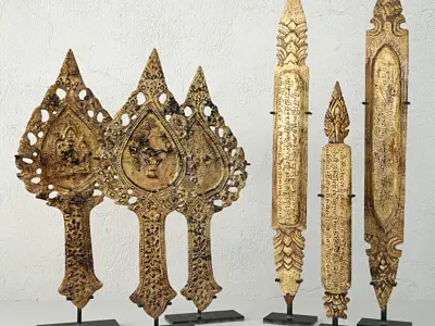 19th C Thai Decoration 3D model