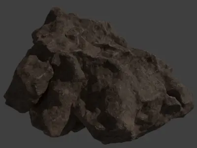 Lowpoly Rock Free low-poly 3D model