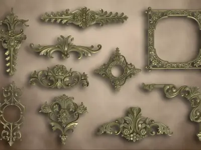 Ornamental Vol 02 3D model
