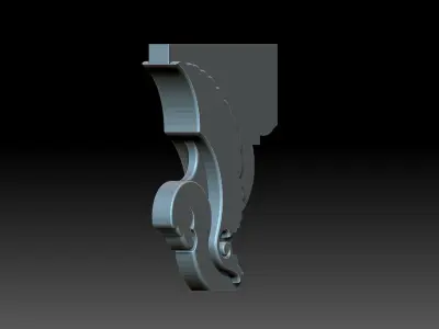 Pegasus ornamental corbel 3D print model