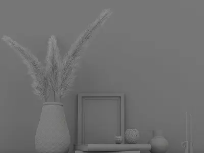 Decorative Set 01 3D model