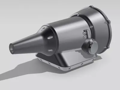 Billet Gearbox x2 options GM 4L80 for scale show car builds 3D print model