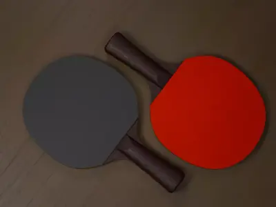 Table Tennis Rackets 3D model