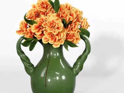 Flowe bouquets 3D model