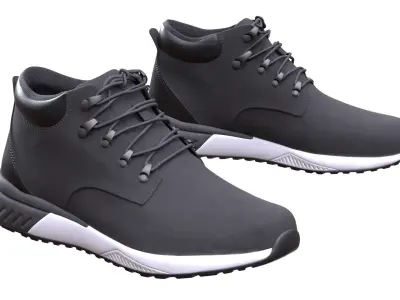 Boots Low-poly 3D model