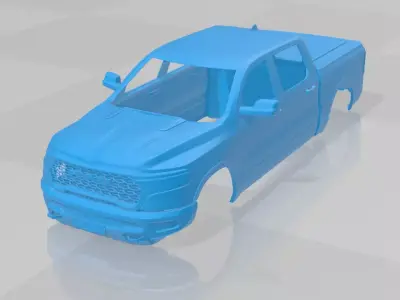 RAM 1500 2025 - Body Car STL Model 3D print model