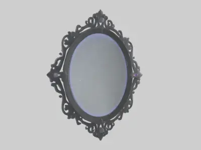 Magic Mirror model Low-poly 3D model