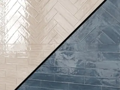 Slash 3 x 12 Ceramic Subway Tile 3D model