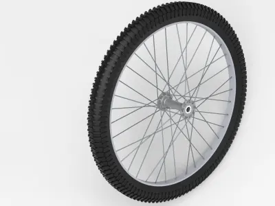  bike with manufactured frame  3D model