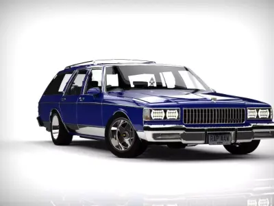 Chevrolet Caprice wagon  1980 3D model