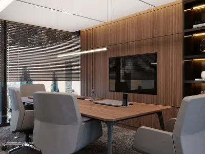 Office Design 3D model get