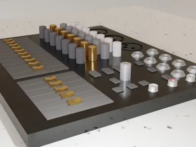 Audio Mixer 3D model