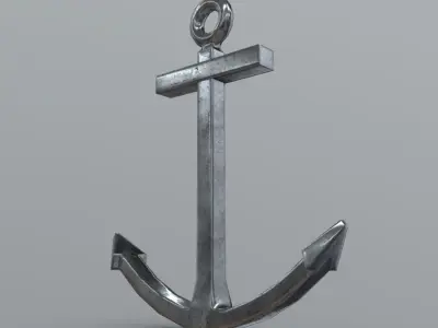 CC0 - Anchor Free low-poly 3D model