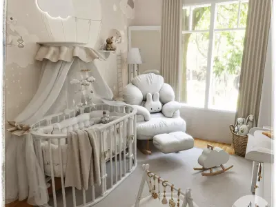 Baby Room 5 Blender Scene 3D model
