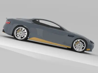 Aston Martin 2017 Vantage V12 3D model
