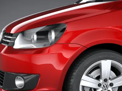 Volkswagen Touran 2011-2015 3D model