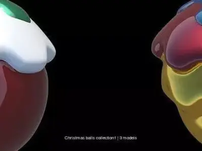 Christmas balls collection1