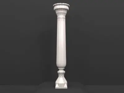 Ornament column 3D model