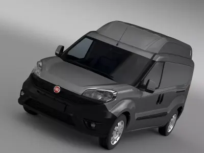 Fiat Doblo XL 263 2017 3D model