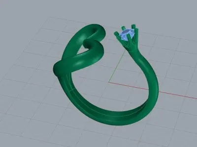 Tiffany ring 3D print model purchase