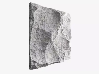 392-RockPanel piece of stone 3D model