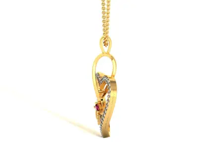 Women Heart Heart 3dm STL OBJ FBX Render Details 3D print model purchase
