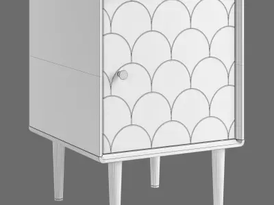 La Redoute Interieurs Bedside Tables Set 2 3D model