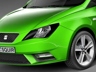 Seat Ibiza 5-door 2013 3D model
