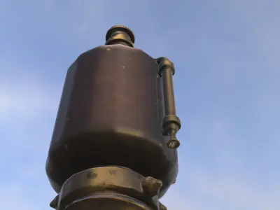 Steampunk Gear Core Bottle 3D model