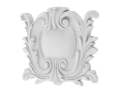 Cartouche Ornament 032 3D model