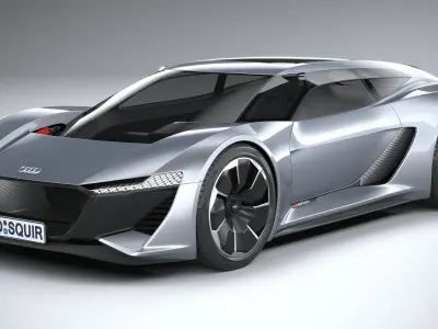 Audi PB18 E-Tron Concept 3D model