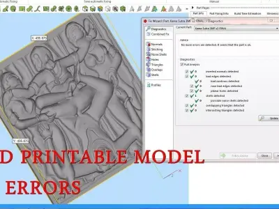 Kama Sutra Basorelief for CNC 3D Router 3D print model
