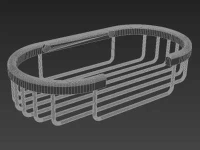 Hotel Soap Dish 3D model