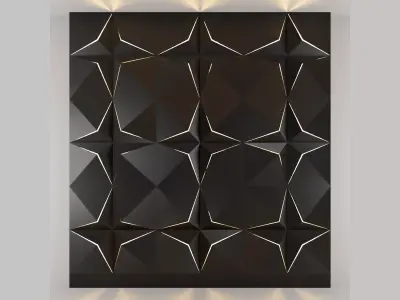 3d panel 02 3D model