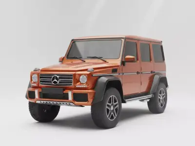 Mercedes-Benz G-Class G-Wagon 4x4 Low-poly 3D model