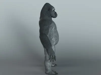 Gorilla Monster Low-poly 3D model