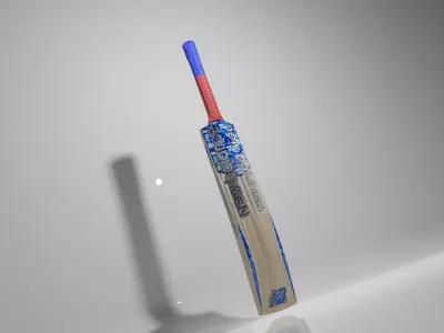 New Balance Cricket Bat Low-poly 3D model
