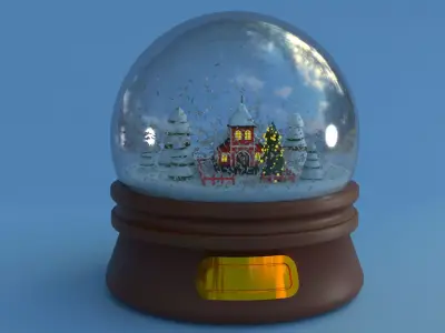 Snow Globe 3D model