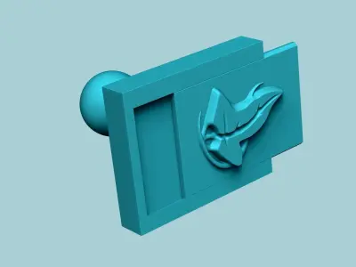 Stamp 114 - LOTR Leaf - Fondant Decoration Maker Toy 3D print model